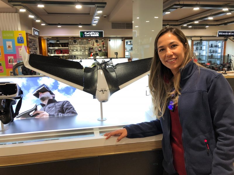 sinara campos e drone