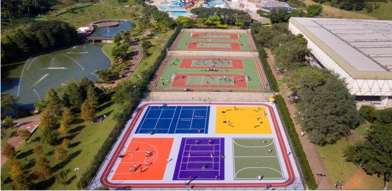 Quadras poliesportivas Sesc