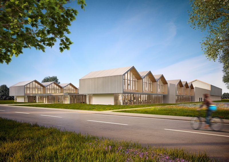 Local possui extensa área verde que protege a área da emissão de gases vindos da estrada local