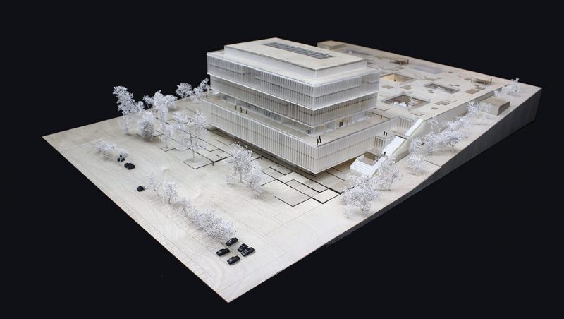 Estrutura do projeto da nova sede da Solvay