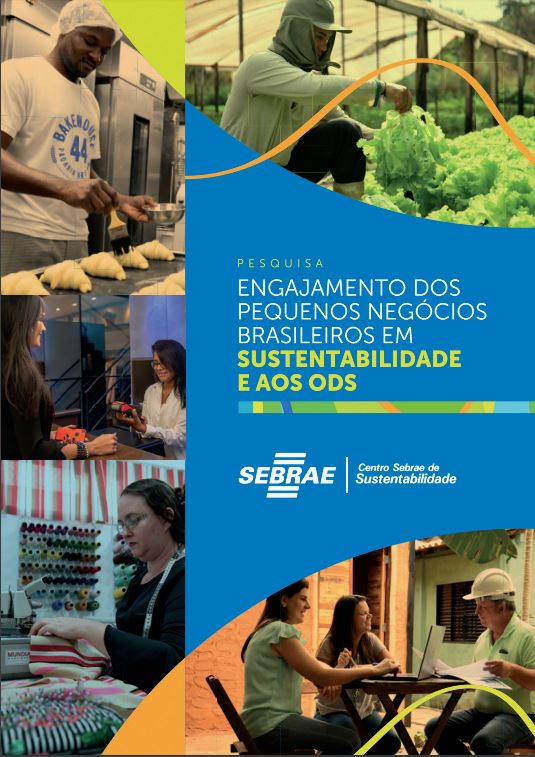 Capa do estudo de sustentabilidade realizado pelo Sebrae