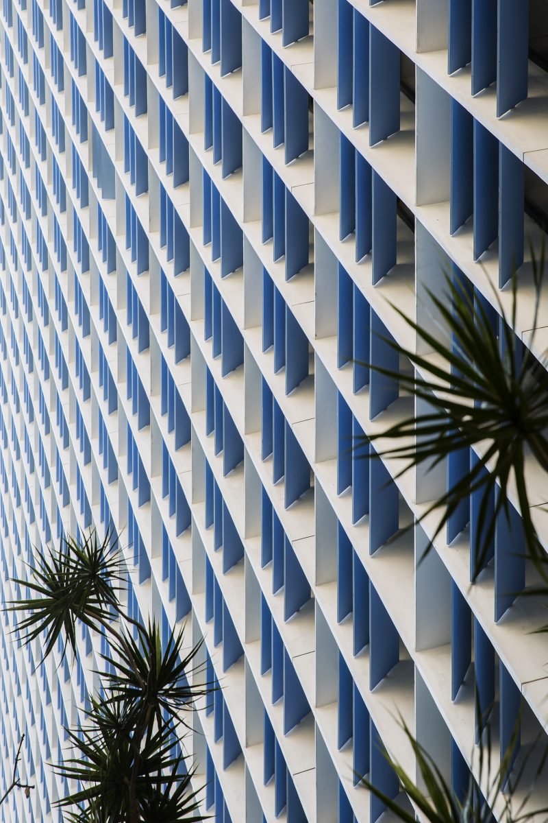 Fachada com pintura original