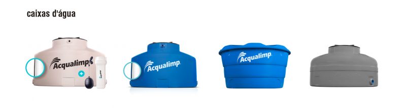 reservatórios de água acqualimp