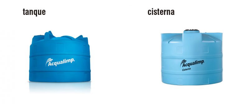 reservatórios de água acqualimp