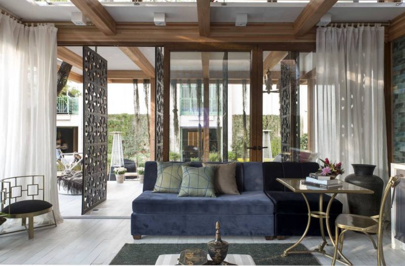 Foto ilustra o interior do projeto na casa cor sp 2017