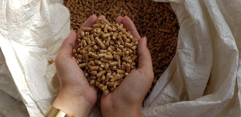Pellets de madeira