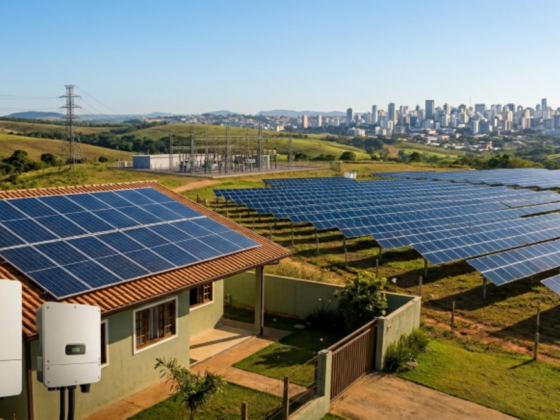 Geração solar chega a 55 GW e vira 2ª maior fonte